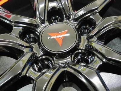 JDM Honda Elysion 4-Wheel Set WEDS NOVARIS black/red 18-inch 5H 5-hole PCD 1 (No Tires) - Image 4