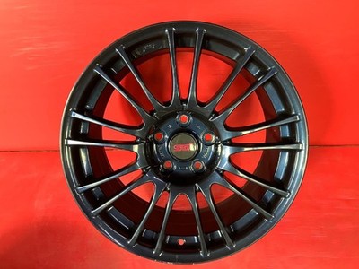 JDM Used Subaru STI genuine option BBS 18x8.5+55 114.3/5H aluminum whe (No Tires) - Image 4