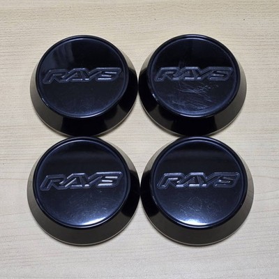 JDM RAYS VOLK RACING Center cap MODEL-01 High type HI BK black Rays Vo (No Tires)