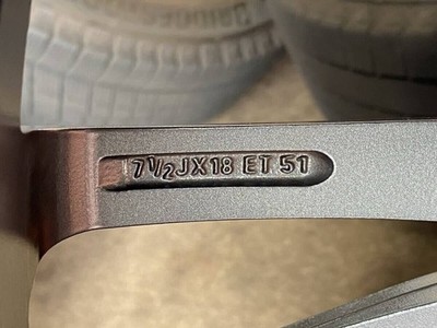 JDM BMW X1 4-Wheel Set Bridgestone ZackDM-V3 225/55R18 182019 7.5J 5H11 (No Tires) - Image 6
