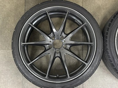 JDM Used RAYS 4-Wheel Set 18x7.5J +48 PCD 100 205/40R18 86w NITTO (No Tires) - Image 4