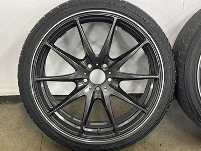 JDM Used RAYS 4-Wheel Set 18x7.5J +48 PCD 100 205/40R18 86w NITTO (No Tires) - Image 6