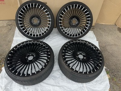 JDM 20x8.5J +48 PCD114.3 5H Aftermarket aluminum wheels with tires 4-pi (No Tires)