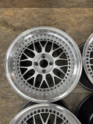 JDM RareESR SR01 Mesh 17x9.5J +30 PCD100 4-hole 4H Suitable for Mazda R (No Tires) - Image 3