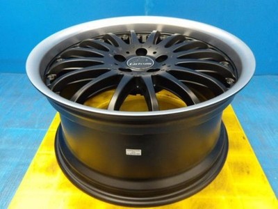 JDM BIG Sedan Fuga Vellfire 4-Wheel Set Carlsson 1/16 RSRMB MATT BLACK (No Tires) - Image 5