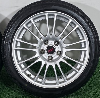 JDM Forging SUBARU WRX STI Genuine Option BBS RV739 18x8.5J +55 PCD114. (No Tires) - Image 2