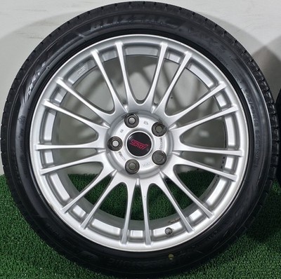 JDM Forging SUBARU WRX STI Genuine Option BBS RV739 18x8.5J +55 PCD114. (No Tires) - Image 3