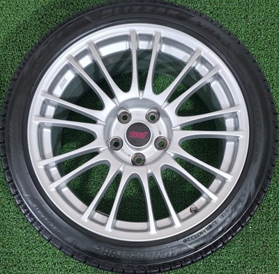 JDM Forging SUBARU WRX STI Genuine Option BBS RV739 18x8.5J +55 PCD114. (No Tires) - Image 4