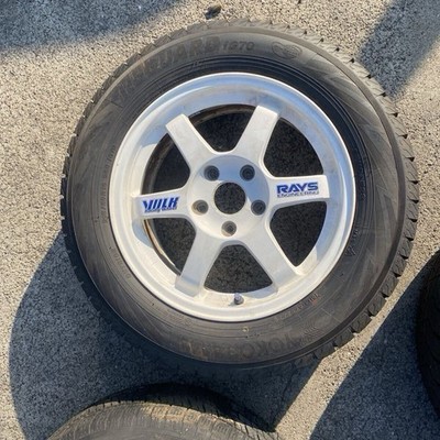 JDM Rare RAYS VOLK Racing TE37 16x7J PCD114.3 wheels for Civic sports c (No Tires) - Image 2