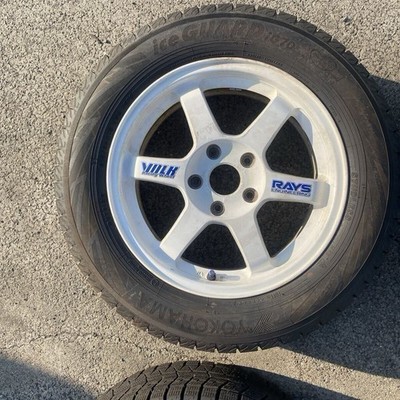 JDM Rare RAYS VOLK Racing TE37 16x7J PCD114.3 wheels for Civic sports c (No Tires) - Image 3
