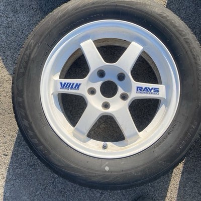 JDM Rare RAYS VOLK Racing TE37 16x7J PCD114.3 wheels for Civic sports c (No Tires) - Image 4