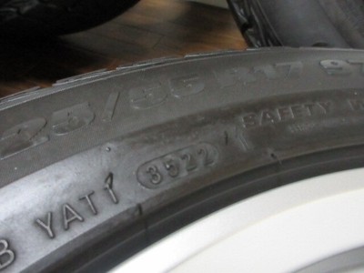JDM ・TAS Smartline 365 17in7.5J+27 5-hole PCD112 Kumho Wintercraft Ice (No Tires) - Image 8