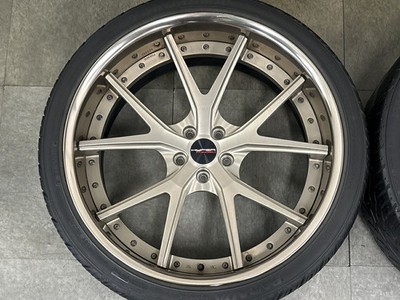 JDM Used HYPER FORGED 4-Wheel Set 22x10.0J +20 +5 PCD 114.3 with Yok (No Tires) - Image 3