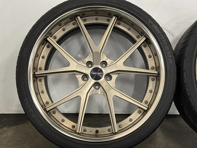 JDM Used HYPER FORGED 4-Wheel Set 22x10.0J +20 +5 PCD 114.3 with Yok (No Tires) - Image 5