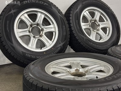 JDM Excellent Tread WEDS Keeler 17in 7.5J +30 PCD139.7 Dunlop Winter M (No Tires) - Image 2
