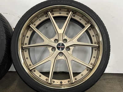 JDM Used HYPER FORGED 4-Wheel Set 22x10.0J +20 +5 PCD 114.3 with Yok (No Tires) - Image 6