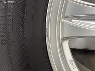 JDM Excellent Tread WEDS Keeler 17in 7.5J +30 PCD139.7 Dunlop Winter M (No Tires) - Image 9