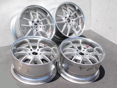 JDM Rare GT-R Size WORK Meister S2R 9J +7 114.3-5 forging R32 R33 R34 (No Tires)