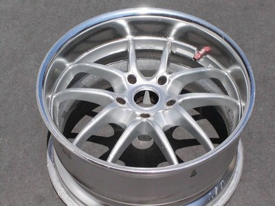 JDM Rare GT-R Size WORK Meister S2R 9J +7 114.3-5 forging R32 R33 R34 (No Tires) - Image 3