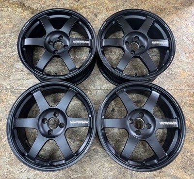 JDM RareRAYS TE37 SAGA 17x7.5J +35 PCD98 4-hole 4H lightweight forging (No Tires)