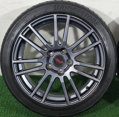 JDM Rare Subaru WRX STI genuine optional wheels 18x8.5J +55 PCD114.3 5H (No Tires) - Image 3