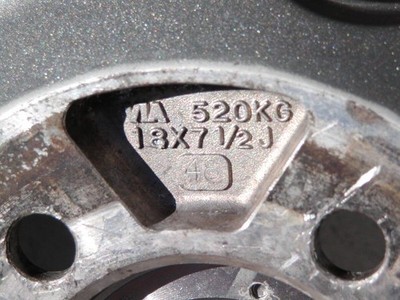 JDM Rare lightweight AVS T6 PCD100 7.5J +48 wheels for Legacy Impreza (No Tires) - Image 4
