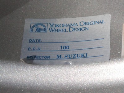 JDM Rare lightweight AVS T6 PCD100 7.5J +48 wheels for Legacy Impreza (No Tires) - Image 5