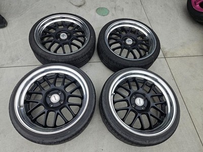 JDM WORK Meister M1R 17-inch 7.5J+35 2-Wheel Set 8.5J+30 2-Wheel Set PCD100 4-hole (No Tires)