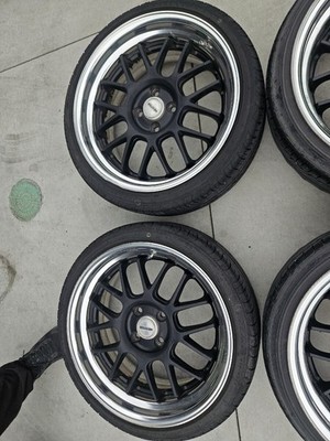 JDM WORK Meister M1R 17-inch 7.5J+35 2-Wheel Set 8.5J+30 2-Wheel Set PCD100 4-hole (No Tires) - Image 3