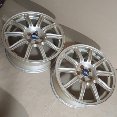 JDM 2-Wheel Set Subaru Genuine BBS 17x7.5J +53 forging PCD100 Impreza GDB FOR (No Tires)