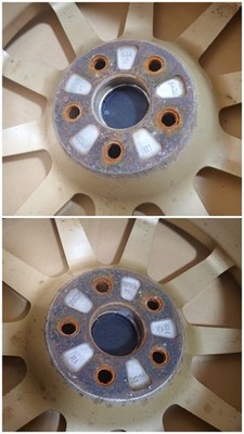 JDM 2-Wheel Set Subaru Genuine BBS 17x7.5J +53 forging PCD100 Impreza GDB FOR (No Tires) - Image 10