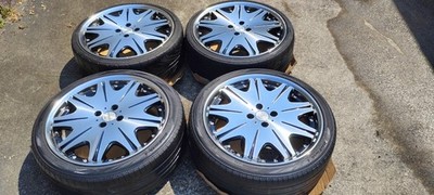 JDM WORK VARIANZA 18-inch aluminum wheels and 4-piece tire set. 4-hole (No Tires)