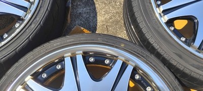 JDM WORK VARIANZA 18-inch aluminum wheels and 4-piece tire set. 4-hole (No Tires) - Image 4