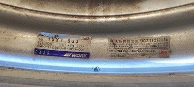 JDM WORK VARIANZA 18-inch aluminum wheels and 4-piece tire set. 4-hole (No Tires) - Image 7