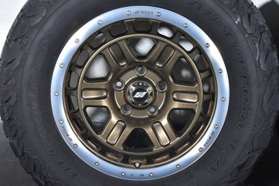 JDM WORK CRAG T-GRABICⅡ 16-inchPCD114.3 7J +38BFGoodrich Oars Terrain (No Tires) - Image 2