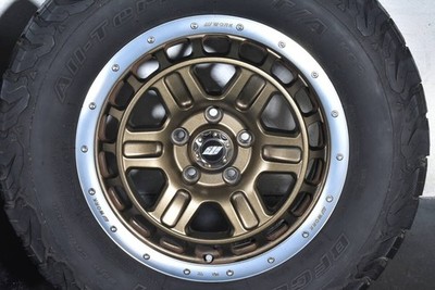 JDM WORK CRAG T-GRABICⅡ 16-inchPCD114.3 7J +38BFGoodrich Oars Terrain (No Tires) - Image 3