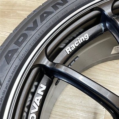 JDM Yokohama Advan RSⅢ 9.5-18+45 5H114.3 Yokohama Advan Sports V107 26 (No Tires) - Image 4
