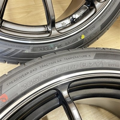 JDM Yokohama Advan RSⅢ 9.5-18+45 5H114.3 Yokohama Advan Sports V107 26 (No Tires) - Image 8