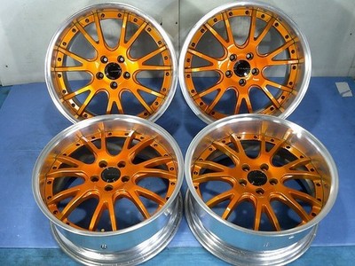 JDM GNOSIS WORK 19x9J +30x2-Wheel Set +15x2-Wheel Set 5-hole 114.3 Used Aluminum W (No Tires)