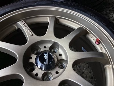 JDM M9711 Impreza WRX STi with LM SPORT FINAL 7.5J +50 100 5H bronze c (No Tires) - Image 6