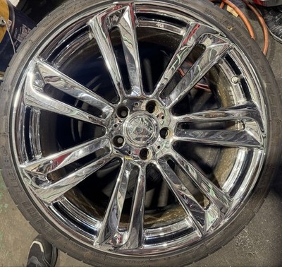 JDM RareWEDS Kranze GLOSSA 20-inch 8.5J Chrome Aftermarket Wheels with (No Tires) - Image 2