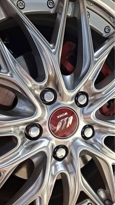 JDM WORK Schwertquell 20-inch Aluminum Wheels 2-Wheel Set Mesh Stepped Rim (No Tires) - Image 5
