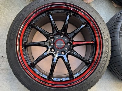 JDM WORK EMOTION ZR10 kurenai FOR CIVIC TYPE R br WORK (No Tires) - Image 2