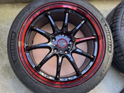 JDM WORK EMOTION ZR10 kurenai FOR CIVIC TYPE R br WORK (No Tires) - Image 3