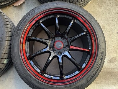 JDM WORK EMOTION ZR10 kurenai FOR CIVIC TYPE R br WORK (No Tires) - Image 4