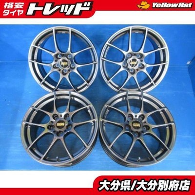 JDM 4-Wheel Set BBS JAPAN RF503 17x7.5J +45 5H114.3 Fits Camry Crown Ath (No Tires)