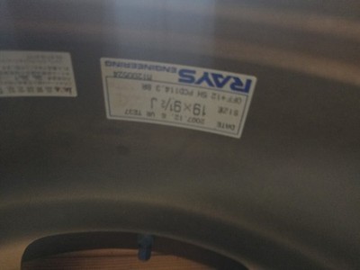JDM Out of print RAYS TE37 8.5J +22 9.5J +12 5h 114.3 R33 R34 Skyline (No Tires) - Image 10
