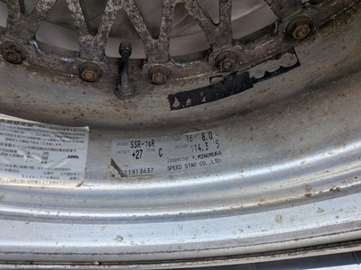 JDM SSR Formula Mesh Rebar Mesh 114.3 16 8J +23 (No Tires) - Image 4
