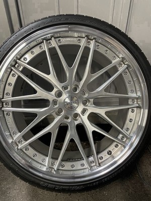 JDM TWS/Extreme 210M forging wheel and tire set br TWS (No Tires)