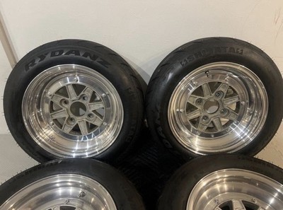 JDM Rare SSR Mark III 144-Wheel Set Hakosuka Classic Car Deep Rim 7J (No Tires) - Image 2